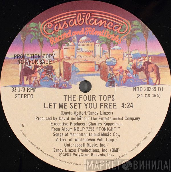 Four Tops  - Let Me Set You Free