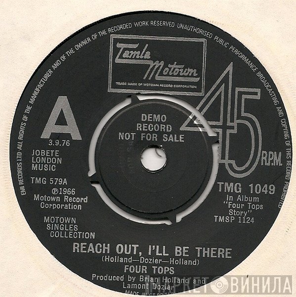 Four Tops - Reach Out, I'll Be There / Standing In The Shadows Of Love