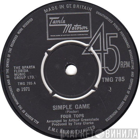 Four Tops - Simple Game
