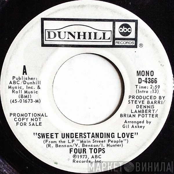 Four Tops - Sweet Understanding Love 