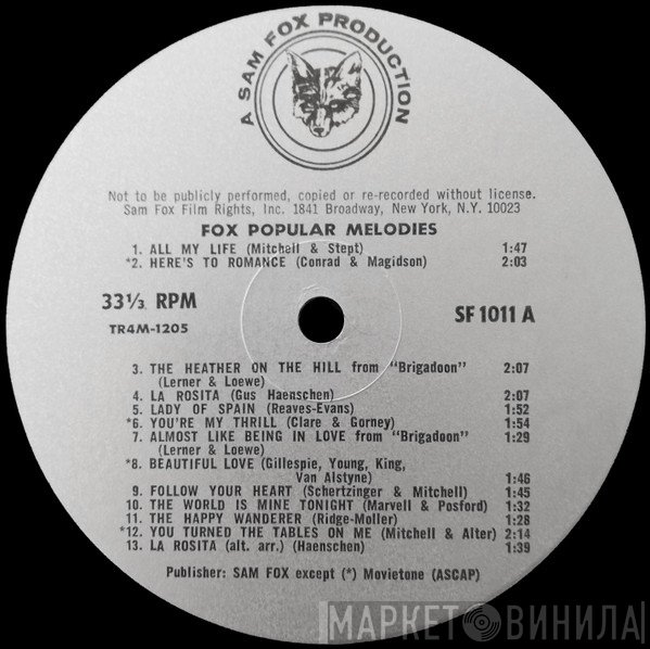  - Fox Popular Melodies