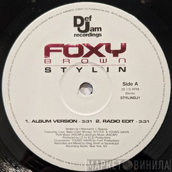 Foxy Brown  - Stylin