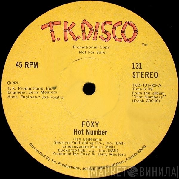 Foxy - Hot Number / Call It Love / Give Me A Break
