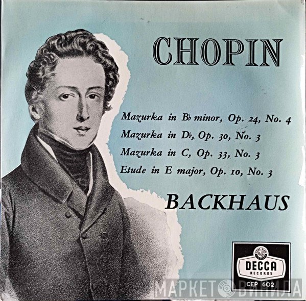 Frédéric Chopin, Wilhelm Backhaus - Mazurkas / Etude