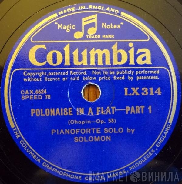 Frédéric Chopin, Solomon  - Polonaise In A Flat (Op. 53)