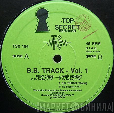 Frédéric De Backer - B.B. Tracks Vol. 1