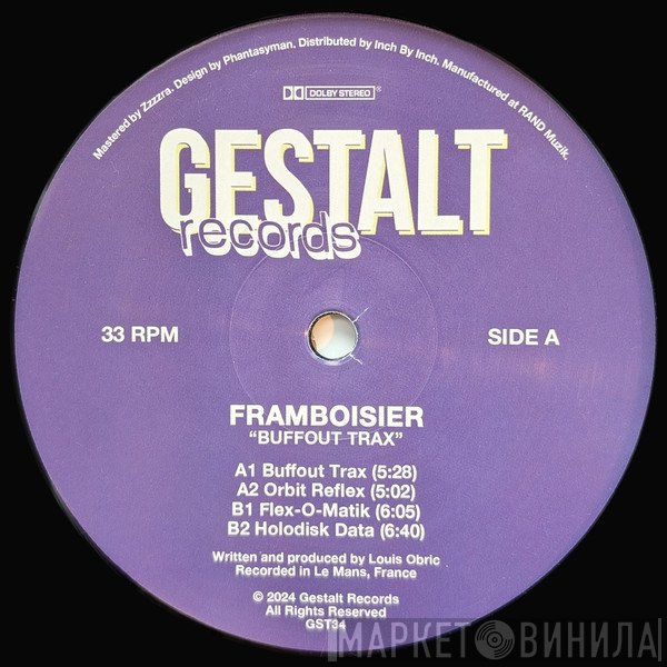 Framboisier - Buffout Trax