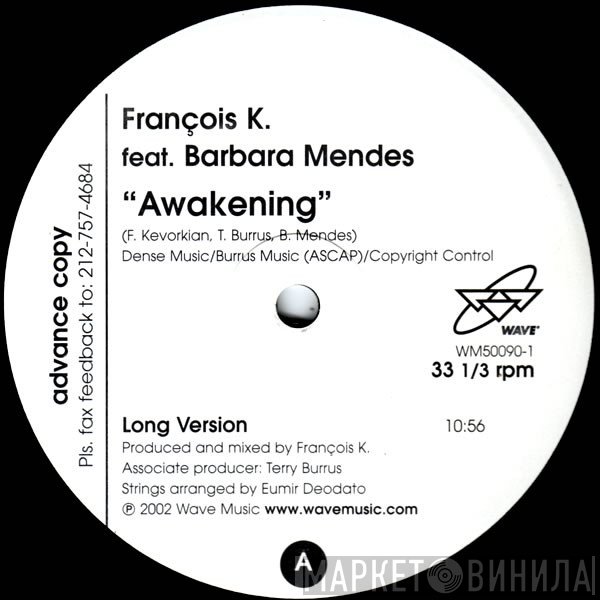François Kevorkian Feat. Barbara Mendes  - Awakening