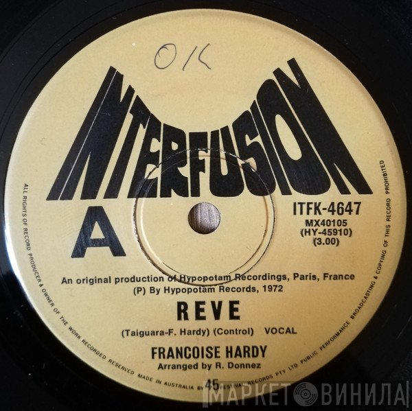 Françoise Hardy  - Rêve / Poisson