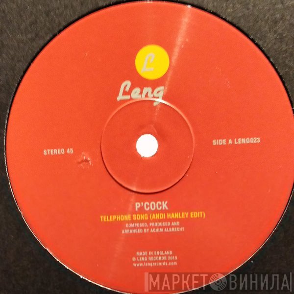 Francis Lai, P'cock - Telephone Song / Young Freedom