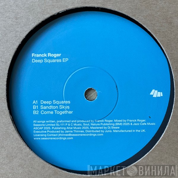 Franck Roger - Deep Squares EP 