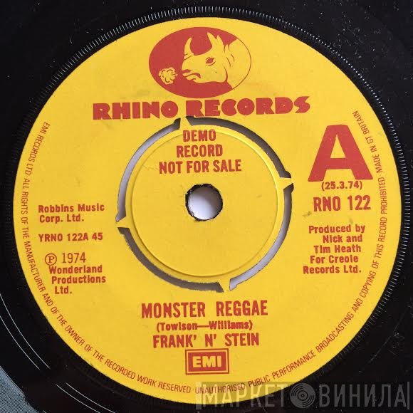 Frank' N' Stein - Monster Reggae