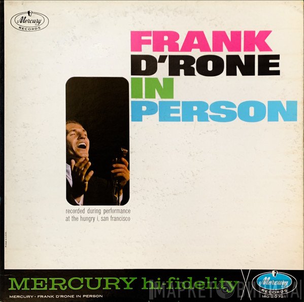Frank D'Rone  - In Person