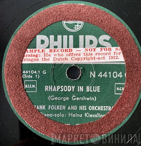 Frank Folken And His Orchestra  - Rhapsody In Blue