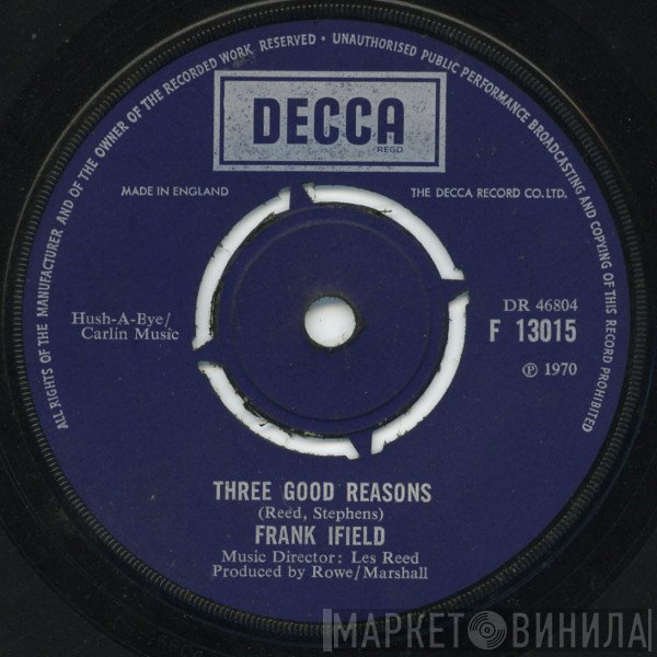 Frank Ifield  - Three Good Reasons