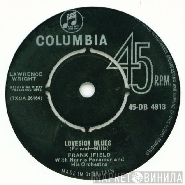 Frank Ifield With Norrie Paramor And His Orchestra  - Lovesick Blues