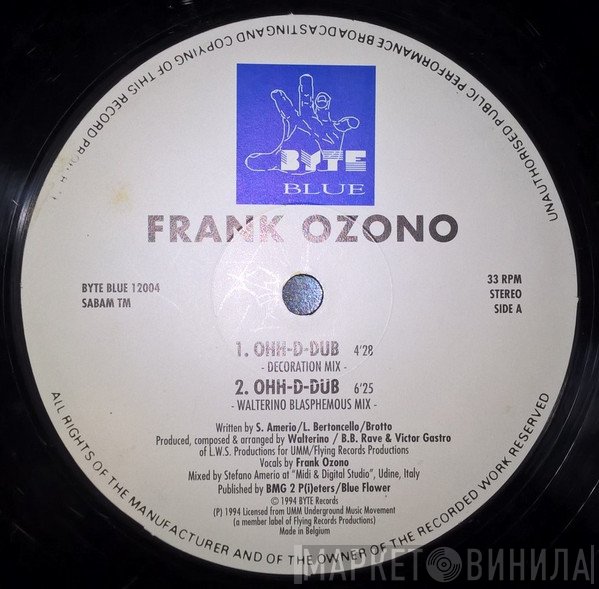 Frank Ozono - Ohh - D - Dub