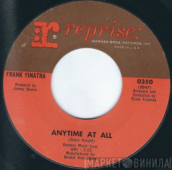 Frank Sinatra  - Anytime At All