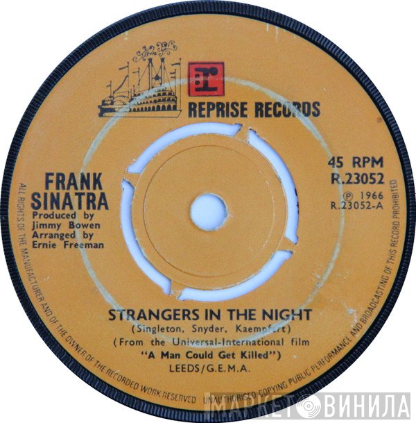 Frank Sinatra - Strangers In The Night / My Kind Of Town