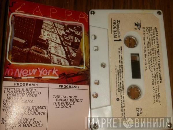 Frank Zappa  - Zappa In New York