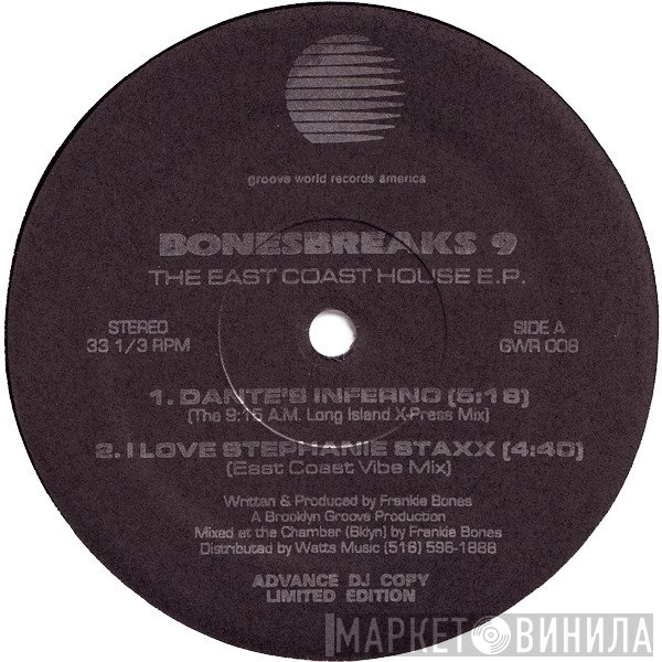 Frankie Bones - Bonesbreaks 9 (The East Coast House E.P.)