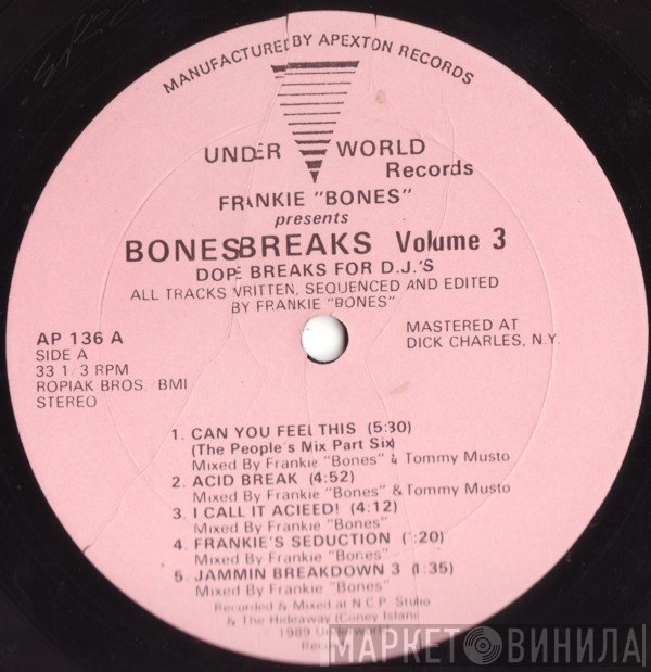 Frankie Bones, Bonesbreaks - Volume 3 (Dope Breaks For D.J.'s)