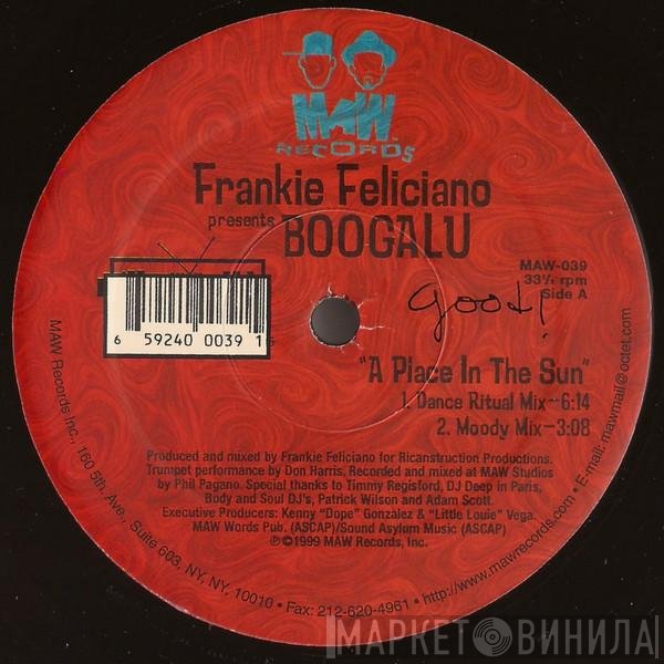 Frankie Feliciano Presents Boogalu  - A Place In The Sun / One Note Samba
