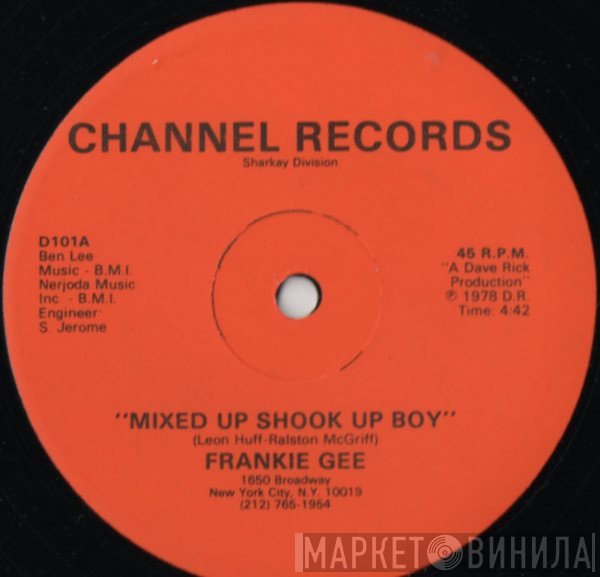 Frankie Gee - Mixed Up Shook Up Boy / Spirits Of The Party