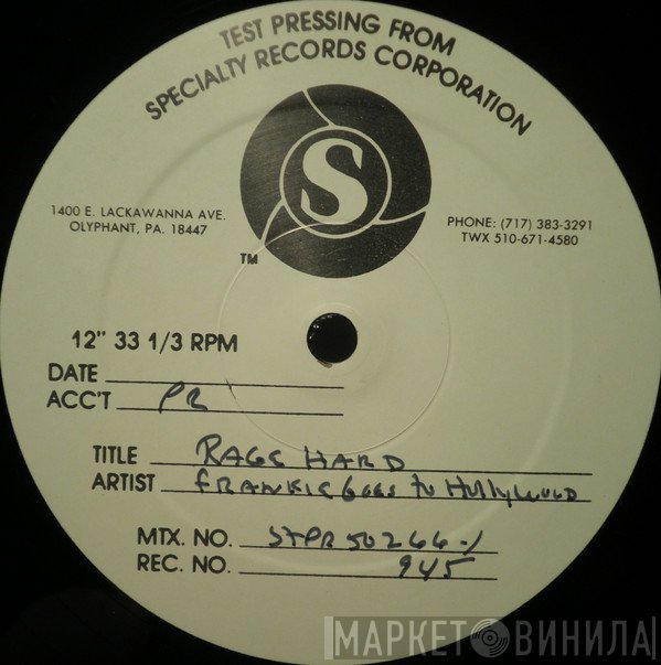 Frankie Goes To Hollywood  - Rage Hard