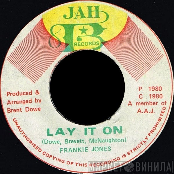 Frankie Jones  - Lay It On