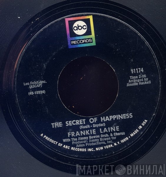 Frankie Laine - The Secret Of Happiness
