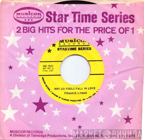 Frankie Lymon / The Moonglows  - Why Do Fools Fall In Love / Sincerely