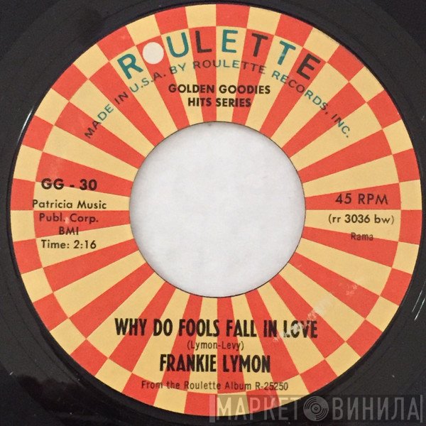 Frankie Lymon - Why Do Fools Fall In Love / I'm Not A Juvenile Delinquent