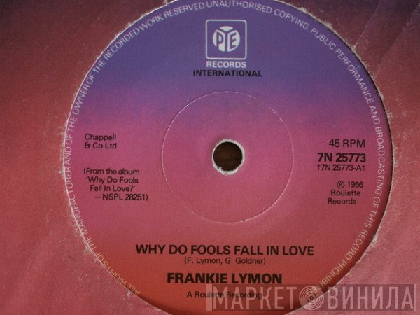 Frankie Lymon - Why Do Fools Fall In Love