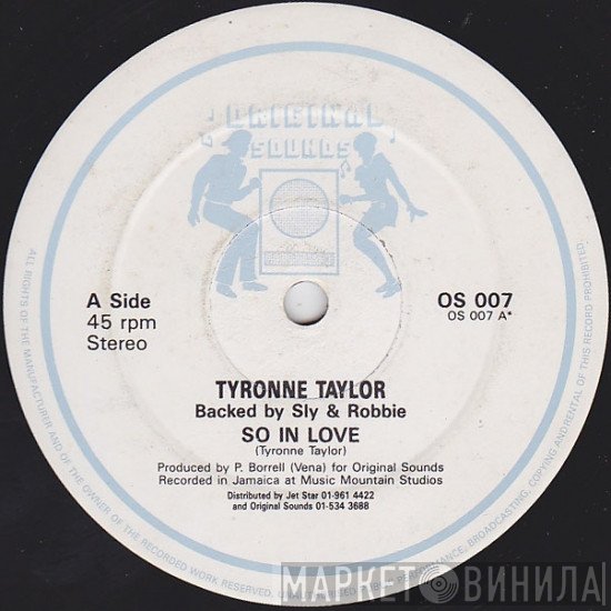 Frankie Paul, Tyrone Taylor - So In Love / Tato