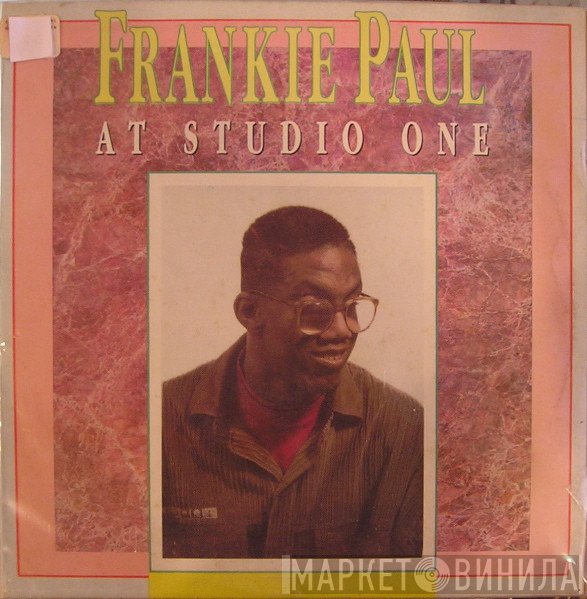 Frankie Paul  - At Studio One