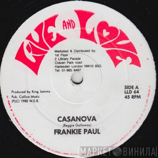 Frankie Paul - Casanova