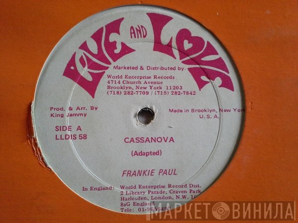 Frankie Paul - Cassanova