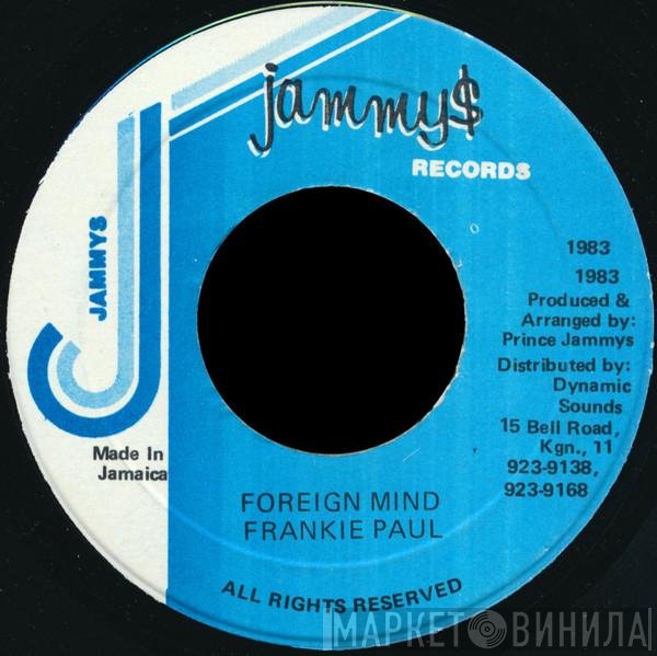 Frankie Paul  - Foreign Mind