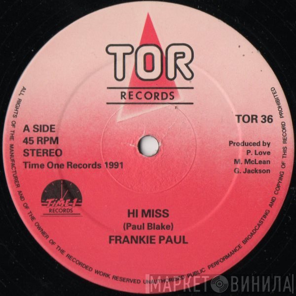 Frankie Paul - Hi Miss