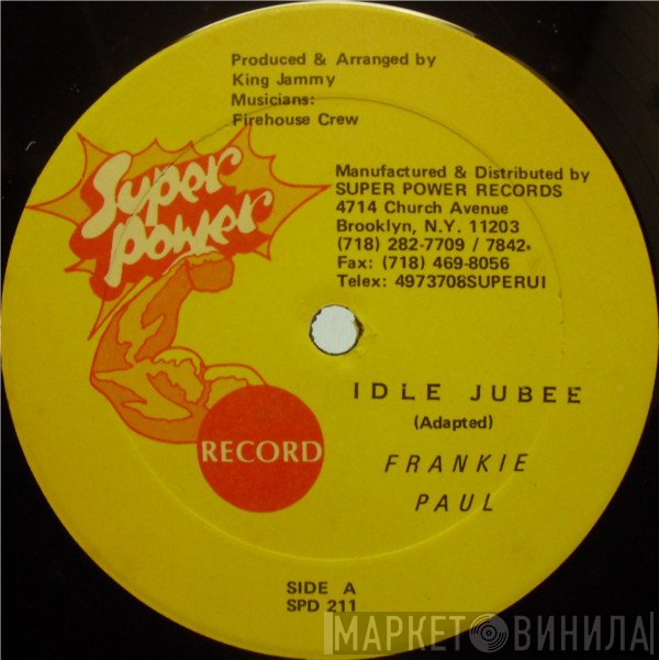 Frankie Paul - Idle Jubee