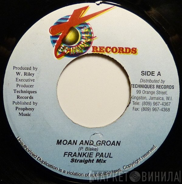 Frankie Paul  - Moan And Groan