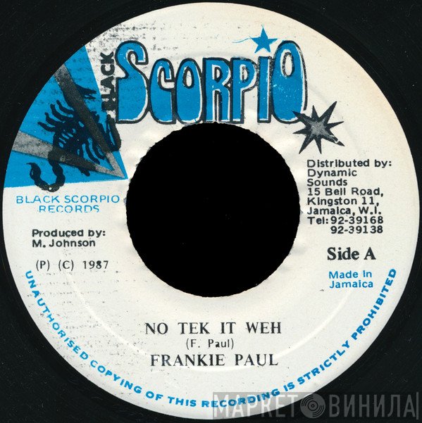 Frankie Paul - No Tek It Weh