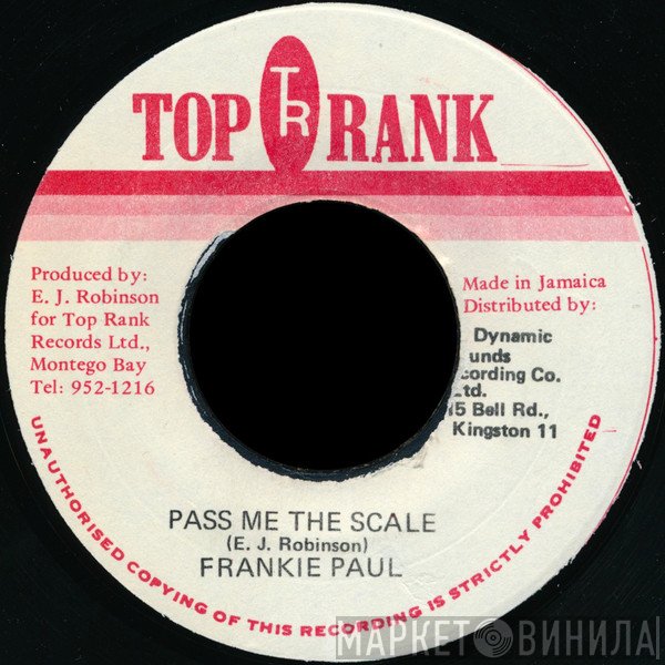 Frankie Paul - Pass Me The Scale