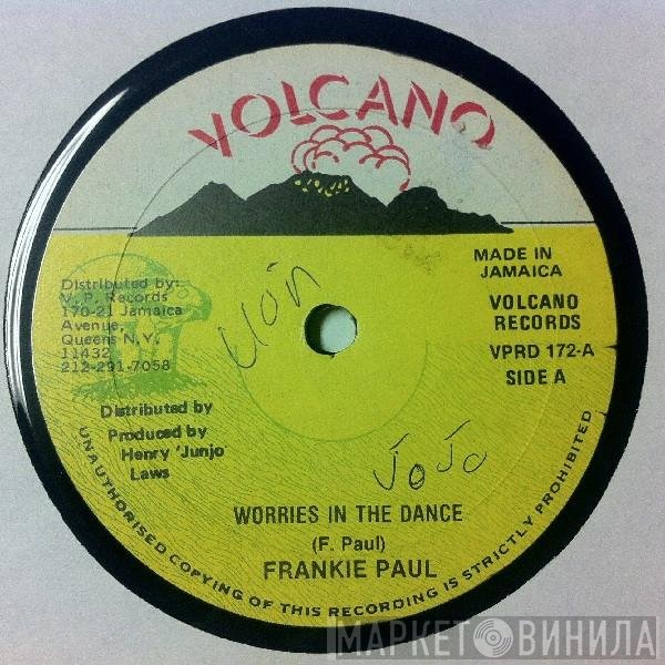 Frankie Paul  - Worries In The Dance
