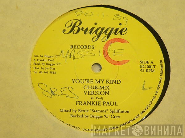 Frankie Paul - You're My Kind