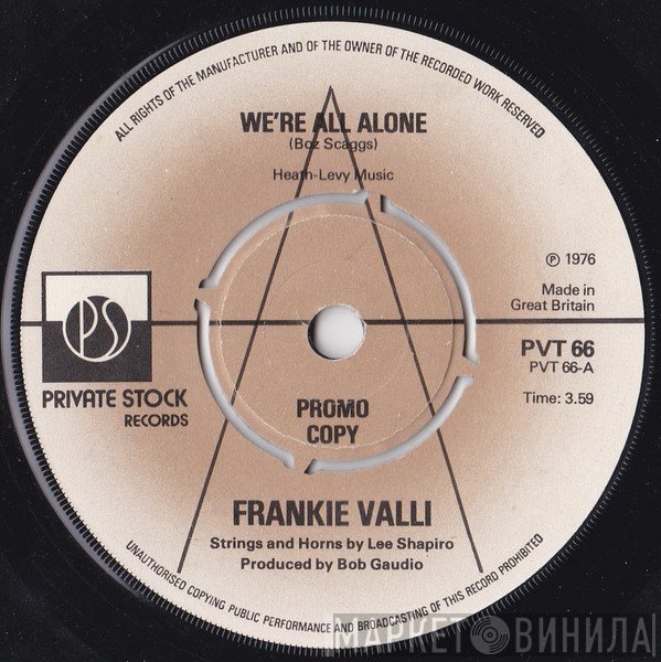 Frankie Valli - We're All Alone