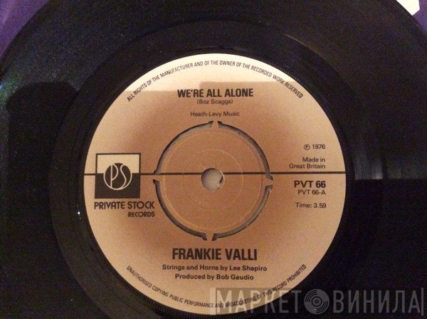 Frankie Valli - We're All Alone