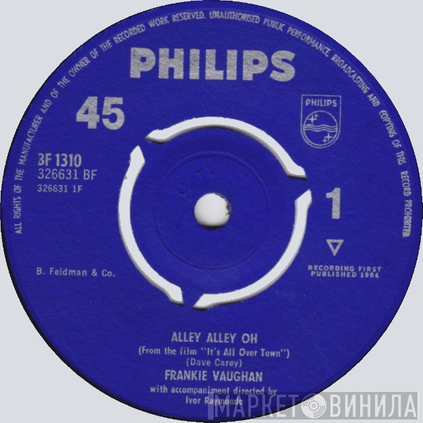 Frankie Vaughan - Alley Alley Oh