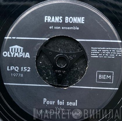Frans Bonne En Zijn Musette-Ensemble - Pour Toi Seul